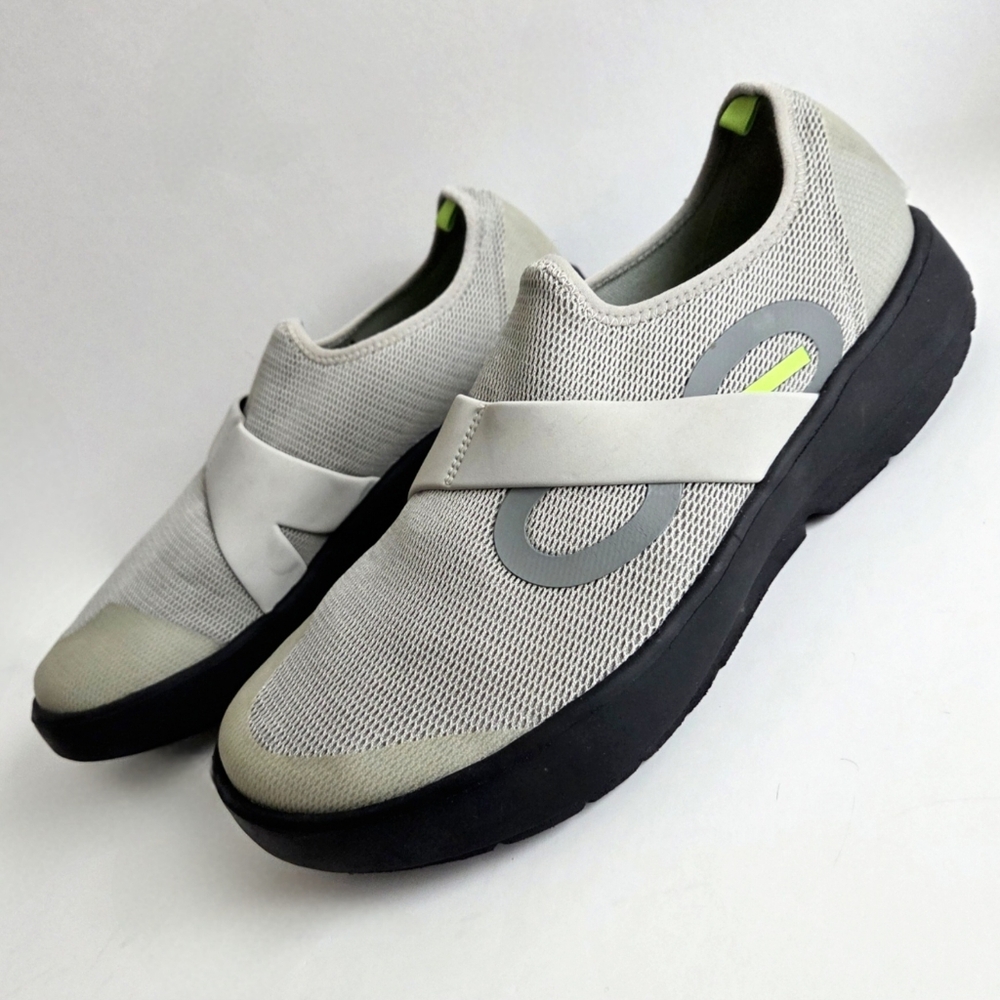 OOFOS OOmg Low Slip-On Recovery Shoes, Gray & Black, Men's Size 11 - Picture 15 of 15